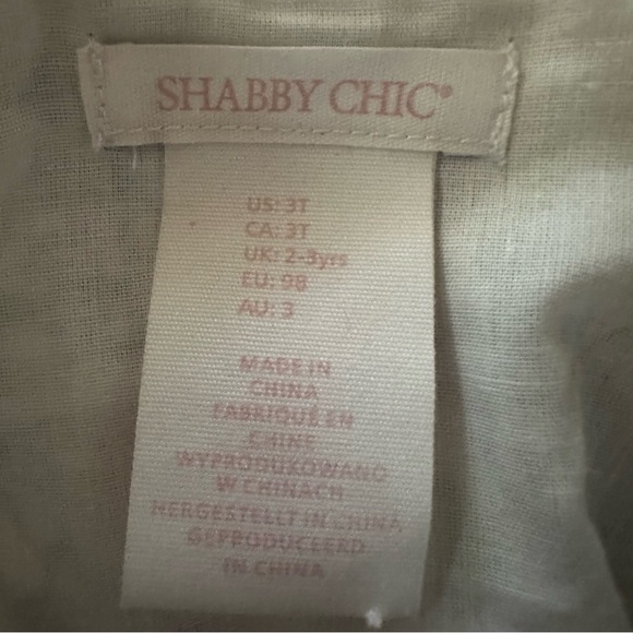 Shabby Chic 3T Toddler Girl Floral Dress Spring Summer - Picture 5 of 8